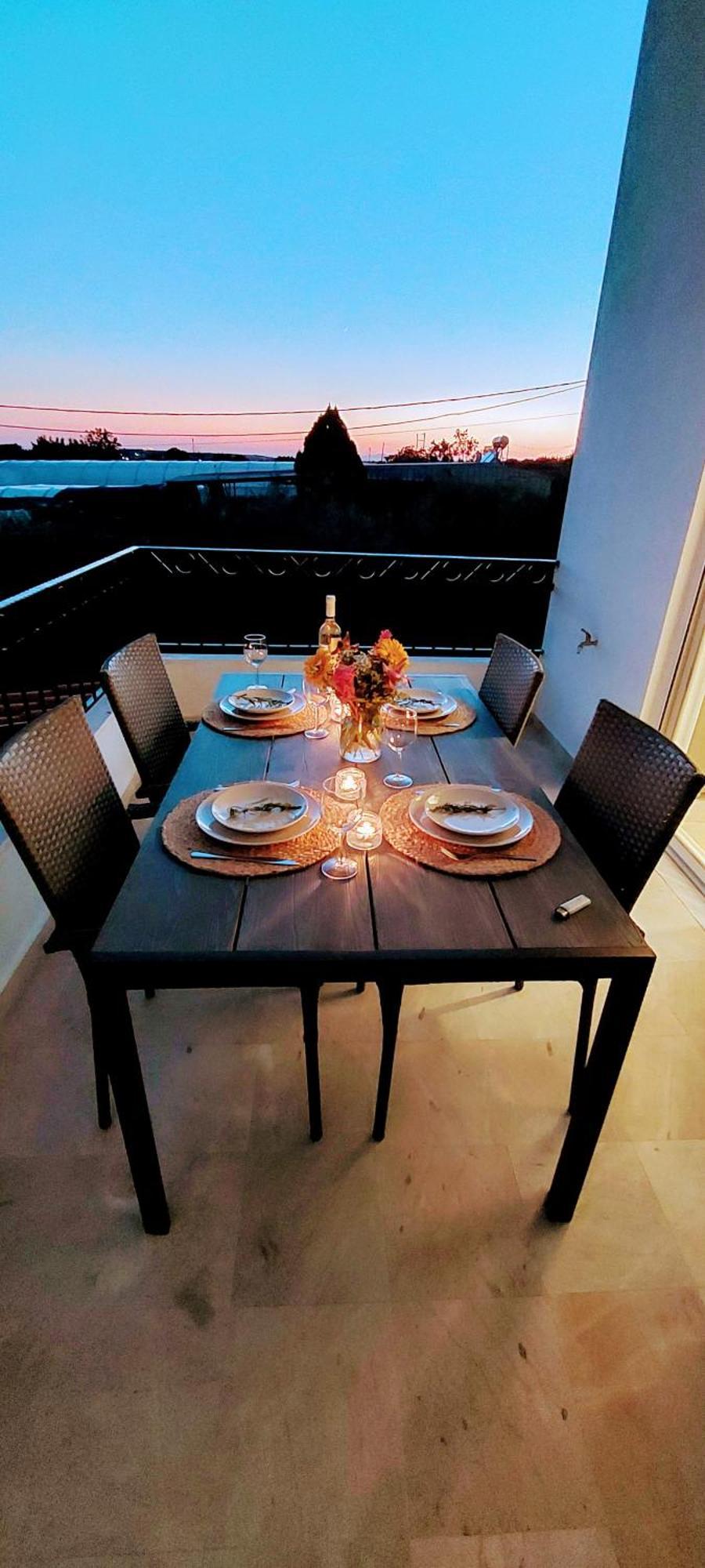 Armonia Seaside Lofts Apartment Marónia Bagian luar foto