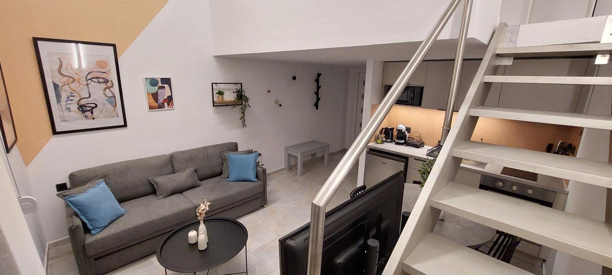 Armonia Seaside Lofts Apartment Marónia Bagian luar foto